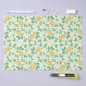 イタリアン レモン リーフ デコパージュ フルーツ ティッシュ ペーパー (クラフト)