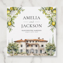 イタリアン ヴィラ レモン & オリーブ フェイバータグ