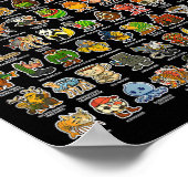 イタリアン – 三つ葉原Zミーム90おもしろい三つ葉巻 ポスター (角)