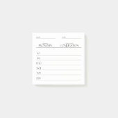 イタリアン |動詞の活用方法 ポストイット (正面)