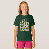 イタリアン 寿司 リピート デザイン Tシャツ (正面フル)