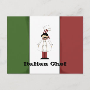 イタリアン Chef #1レシピカード ポストカード