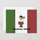 イタリアン Chef #3レシピカード ポストカード (正面/裏面)