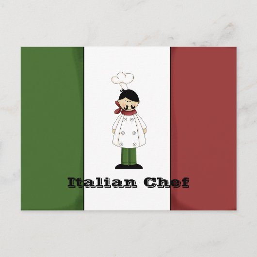 イタリアン Chef #5レシピカード ポストカード (正面)