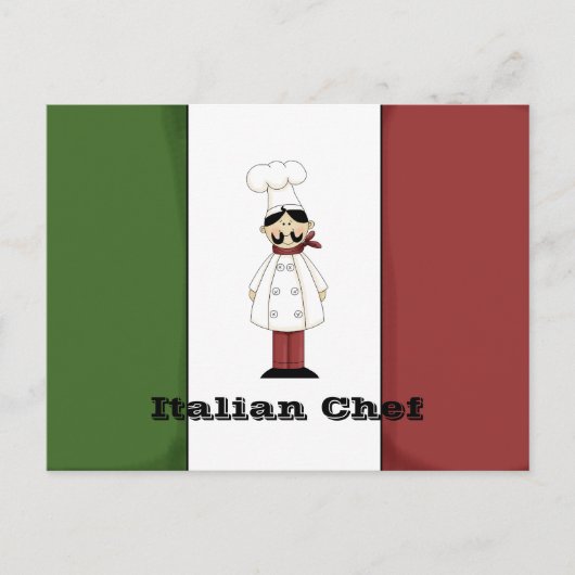 イタリアン Chef #6レシピカード ポストカード (正面)