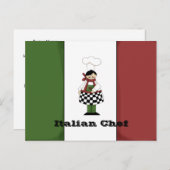 イタリアン Chef #8レシピカード ポストカード (正面/裏面)