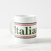 イタリアンAF おもしろい コーヒーマグカップ (正面左)