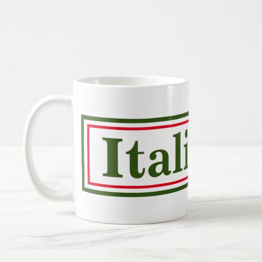 イタリアンAF おもしろい コーヒーマグカップ (左)