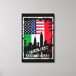 イタリアンAmerican Canvas Print キャンバスプリント