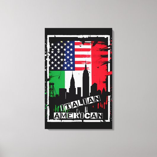 イタリアンAmerican Canvas Print キャンバスプリント (正面)