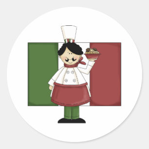イタリアンChef – カスタマイズ可能 ラウンドシール
