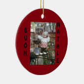 **イタリアンCHEF**クリスマスオーナメント セラミックオーナメント (右)