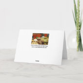 イタリアンCookieあいさつ空白のカード カード (裏面)