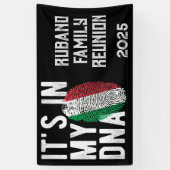 イタリアンDNA家族の再会 横断幕 (縦)
