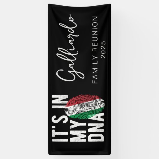 イタリアンDNA家族再会 横断幕 (縦)