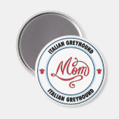 イタリアンGREYHOUNDの母 マグネット (正面/裏面)