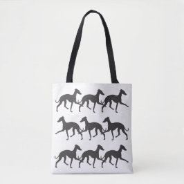 イタリアンGreyhoundシルエット トートバッグ