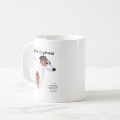 イタリアンGreyhound履歴デザイン コーヒーマグカップ (正面左)