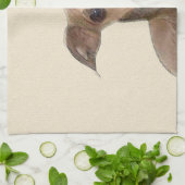 イタリアンGreyhound絵画 s – かわいいオリジナルドッグアート キッチンタオル (折り畳み)
