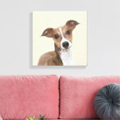 イタリアンGreyhound絵画 s – かわいいオリジナルドッグアート キャンバスプリント (インサイチュ (リビング))