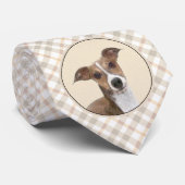 イタリアンGreyhound絵画 s – かわいいオリジナルドッグアート ネクタイ (ロール)