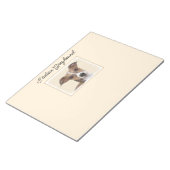 イタリアンGreyhound絵画 s – かわいいオリジナルドッグアート ノートパッド (アングル)