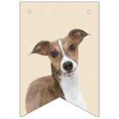 イタリアンGreyhound絵画 s – かわいいオリジナルドッグアート バンティングフラッグ (第2の旗)