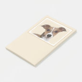 イタリアンGreyhound絵画 s – かわいいオリジナルドッグアート ポストイット (アングル)