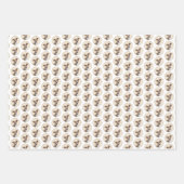 イタリアンGreyhound絵画 s – かわいいオリジナルドッグアート ラッピングペーパーシート (正面2)