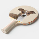 イタリアンGreyhound絵画 s – かわいいオリジナルドッグアート 卓球ラケット (正面アングル)