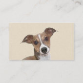 イタリアンGreyhound絵画 s – かわいいオリジナルドッグアート 名刺 (裏面)