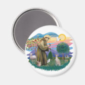 イタリアンGreyhound （クリーム） マグネット (正面/裏面)