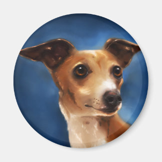 イタリアンGreyhound Dog Art - Magnifico マグネット