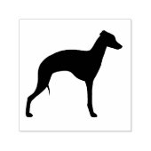 イタリアンGreyhound Dog Bred Silhouette Iggy セルフインキングスタンプ (デザイン)