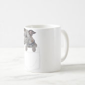イタリアンGreyhound Dog In Your Front おもしろい コーヒーマグカップ (正面右)