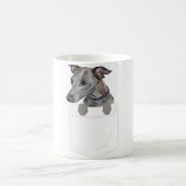 イタリアンGreyhound Dog In Your Front おもしろい コーヒーマグカップ (中央)
