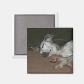 イタリアンGreyhound Magnet - "Max" マグネット (正面/裏面)