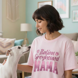 イタリアンGreyhound Mama Gift for Dog Mom Tシャツ