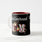イタリアンGreyhound MOMギフト ツートーンマグカップ (正面左)