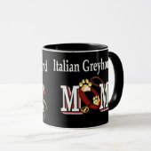 イタリアンGreyhound MOMギフト マグカップ (正面右)