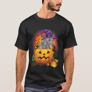 イタリアンGreyhound Witch Pumpkin Halloween – 犬の値リスト Tシャツ