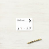 イタリアンGreyhoundsかわいい犬 ポストイット (デスク上)