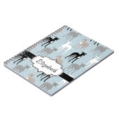 イタリアンGreyhoundsまたはWhipets ノートブック (左側)