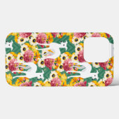 イタリアンGreyhoundsまたはWhipets with Flowers Case-Mate iPhoneケース (裏面 (横))