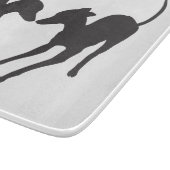 イタリアンGreyhoundsよくはしゃぐ IG カッティングボード (角)