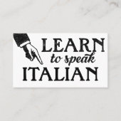 イタリアンLanguage Lessons名刺 名刺 (正面)