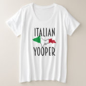 イタリアンYooper Plusサイズ プラスサイズTシャツ (デザイン正面)