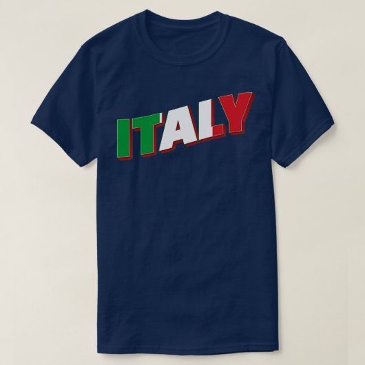 イタリアヴィンテージスタイルレトロ土産2 Tシャツ (デザイン正面)
