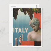 イタリアヴィンテージトラベルはがき ポストカード (正面/裏面)