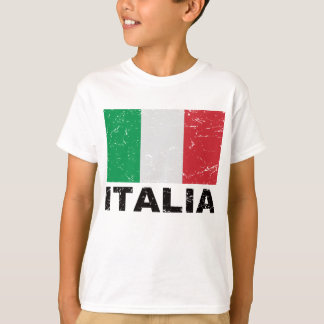 イタリアヴィンテージ国旗 Tシャツ